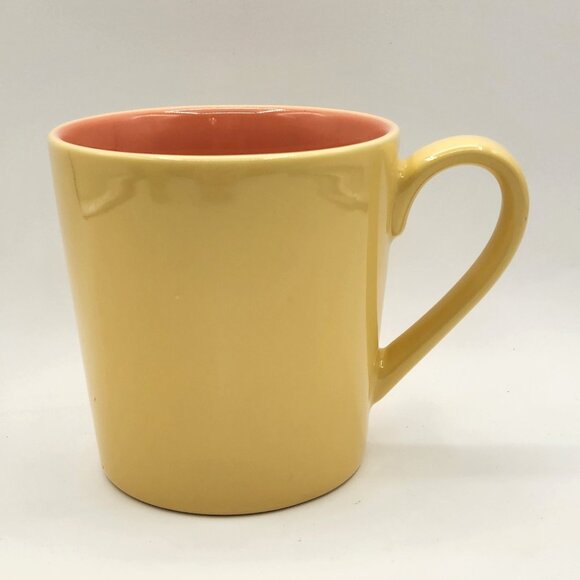 Life Is Good Heart Mug Yellow Orange Do What You Like. Like What You Do. 16 oz - Picture 5 of 8